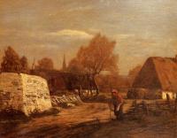 Boudin, Eugene - Farm near Quimper